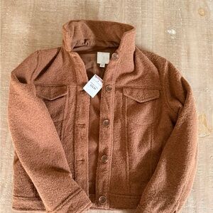 Joie Tan Textured Jacket